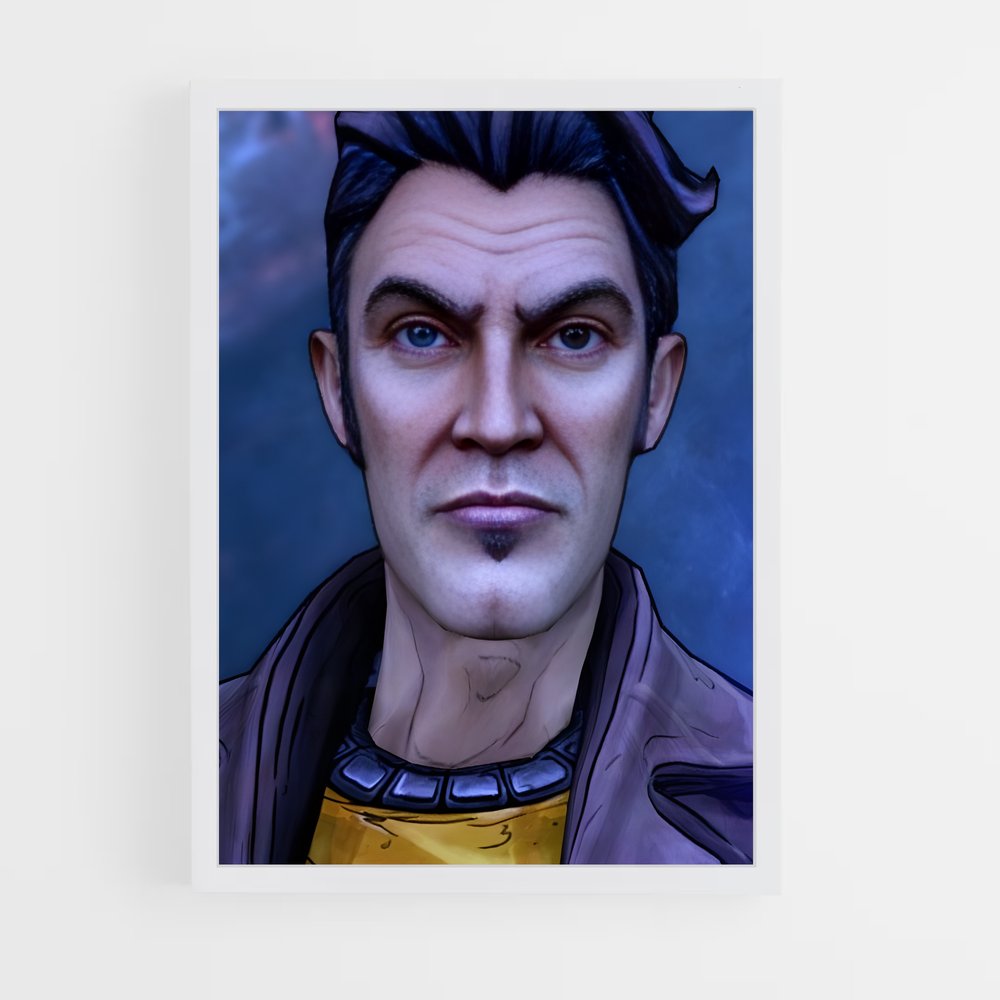 Poster L'Œil Azur – affiche Borderlands (vue 3)